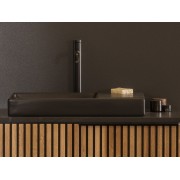 Horizon unik meuble 1t 900+plan noir+vasque dash noire mate - ROCA A851955553 