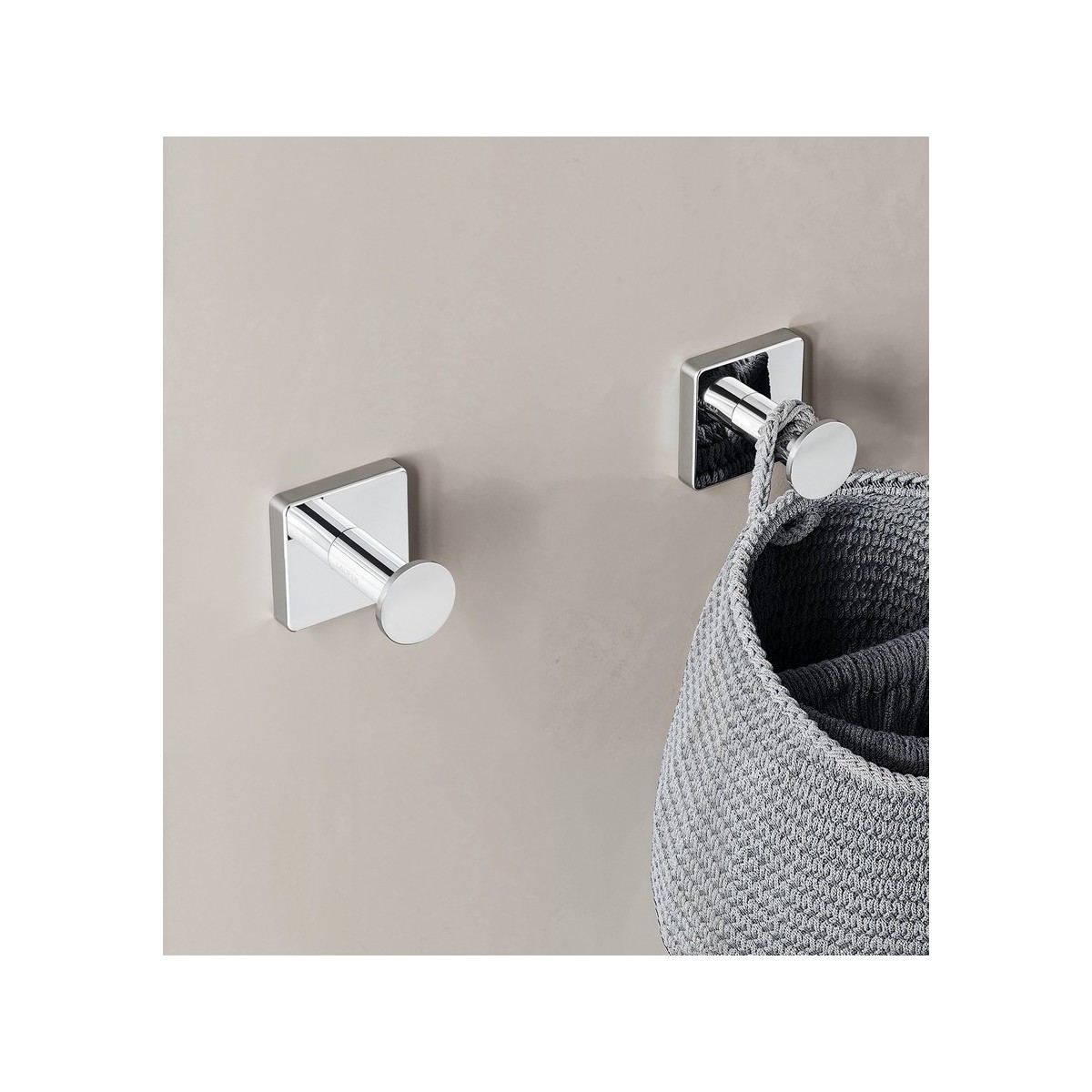 Niara s patère pour serviette chromé 58x61x58 mm - LAUFEN H3810730040001 