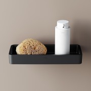 Nixie porte-savon à poser noir mat 301x123x41 mm - LAUFEN H3831524500011 