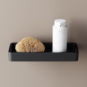 Nixie porte-savon à poser noir mat 301x123x41 mm - LAUFEN H3831524500011 