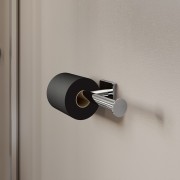 Niara s porte-papier toilette double sans couvercle titane noir mat 245x82x58 mm - LAUFEN H3840721630011 