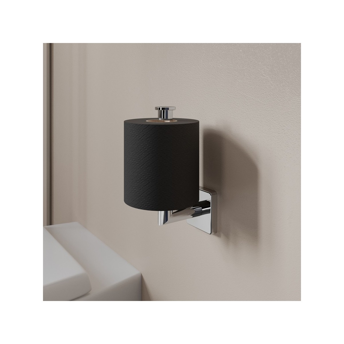 Niara s porte-papier toilette vertical titane noir mat 58x95x176 mm - LAUFEN H3840721630021 