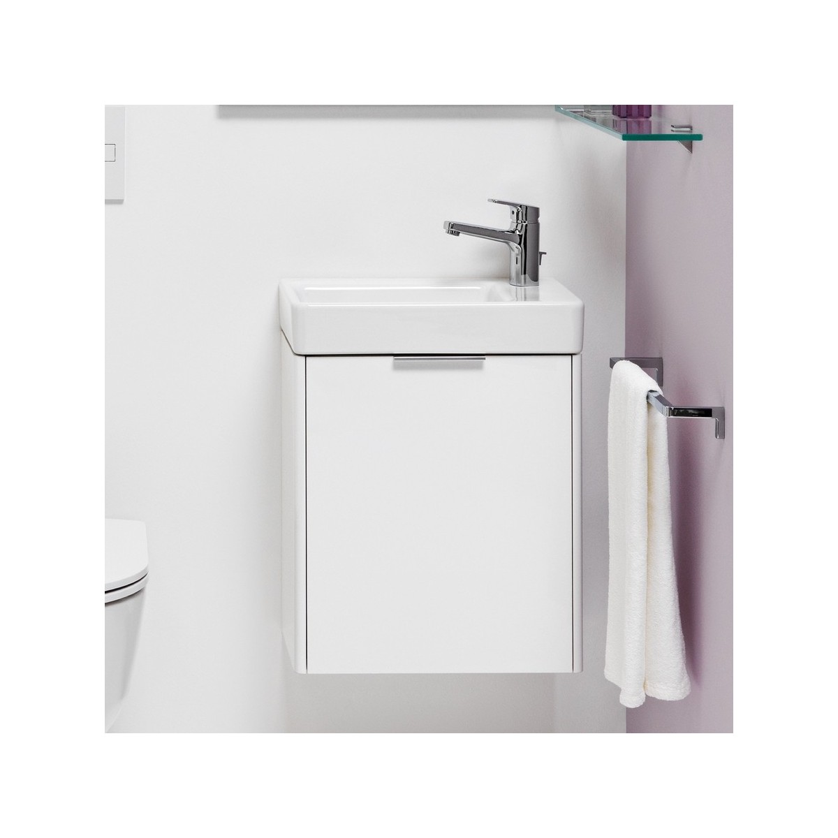 Meuble sous lavabo avec porte base 48 orme fo - LAUFEN H4021021102631 
