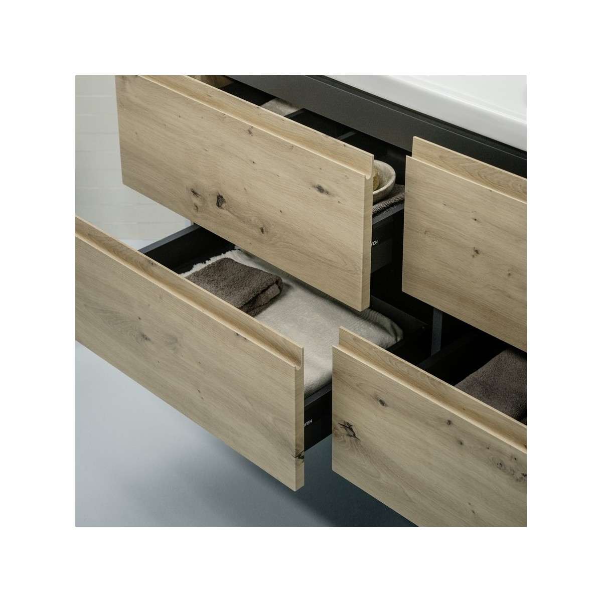 Lani meuble sous lavabo, 4 tiroirs, pour lavabo h814081 - LAUFEN H4035741122611 