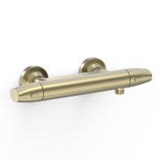 Robinet thermostatique mural pour douche Over-wall Cava doré  - TRES 19016403CA 