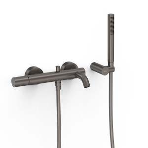 Mitigeur mural pour baignoire et douche Study Graphite  - TRES 26117001GR 