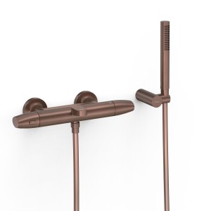 Robinet thermostatique mural pour baignoire et douche Over-wall Volcanic - TRES 19017439VO 