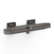 Robinet thermostatique mural pour baignoire et douche Over-wall Graphite  - TRES 19017405GR 