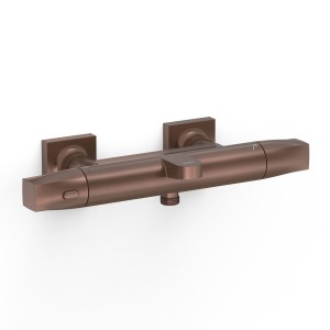 Robinet thermostatique mural pour baignoire et douche Over-wall Volcanic - TRES 19017405VO 