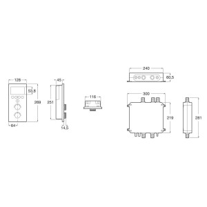 Panneau de contrôle Smart Shower - ROCA A5A104AC00 