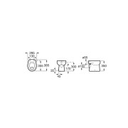 Baby Cuvette Wc Alim Independante Sh Blanc - ROCA A344PB7000 