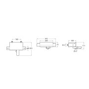 T-2000 Mitigeur Bain Douche Mural - A5A1288C00 ROCA 