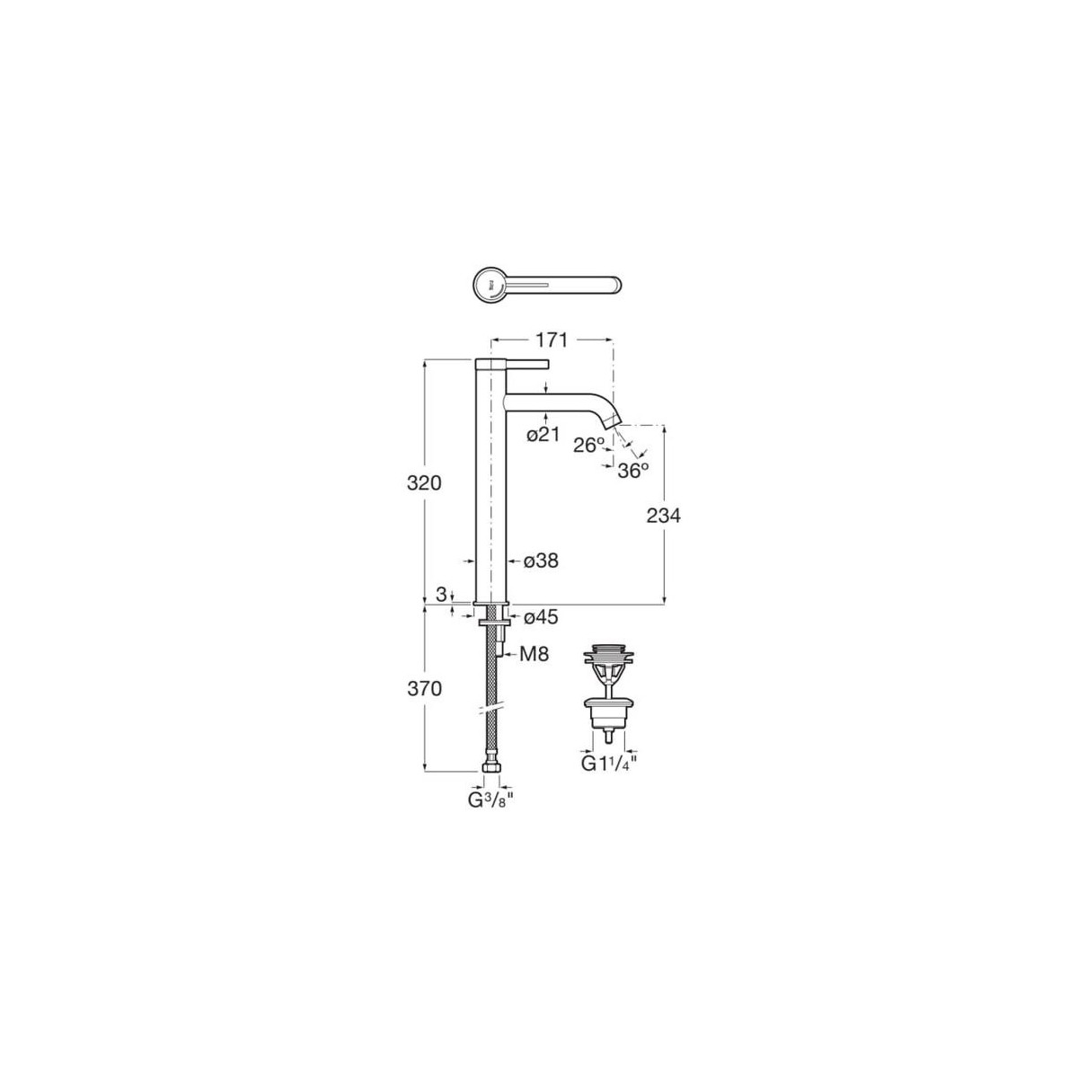 Ona Mit Lav Bec Haut Corps Lisse Vid Clic-Clac Noir Mat-Roca A5A349Enb0 