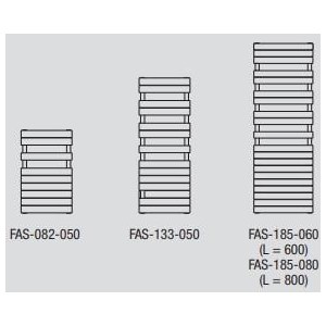 Sèche-serviette ACOVA - FASSANE Spa Symétrique eau chaude