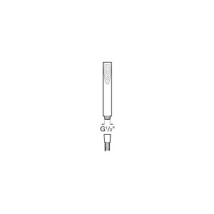 Douchette Telephone Bisel Ch - ROCA A5B9047C00 