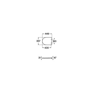 The Gap Rd Abattant Std Supralit - ROCA A801D10001 