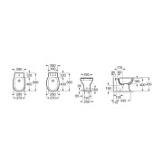 Bidet 1 Trou en céramique CARMEN  - ROCA A3570A4000 