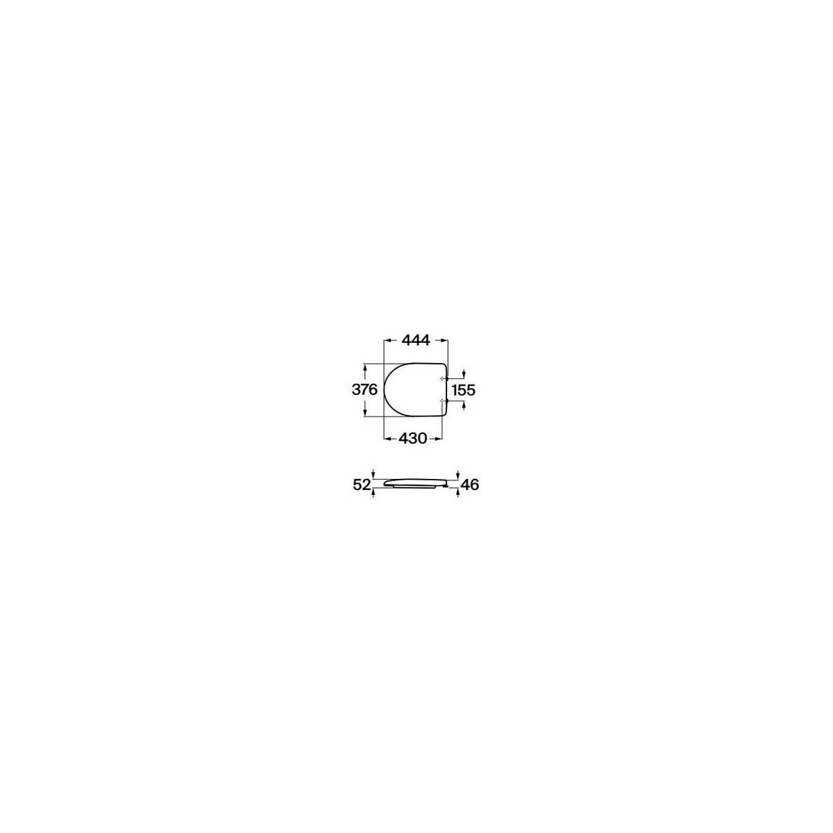 ROCA Access S&C Lunette Fermee Sans Chute Blanc - A80123A004 