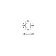 Abattant double WC laqué Meridian Blanc - ROCA A8012AB00B 