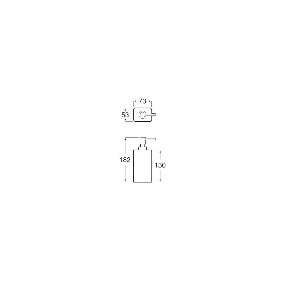Distributeur De Savon Liquide À Poser Ona Blanc Mat - Roca A817673C60 