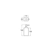 Distributeur De Savon Liquide À Poser Ona Blanc Mat - Roca A817673C60 