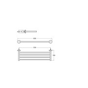 Compas Porte-Serviettes De Réserve - ROCA A817682C00 