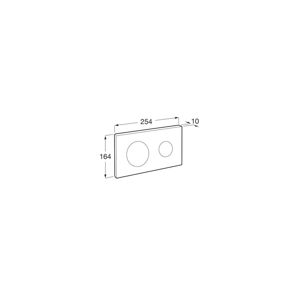 Pl10 one dual titanium black - ROCA A8901890CN 