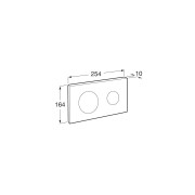 Pl10 one dual titanium black brossé - ROCA A8901890NM 