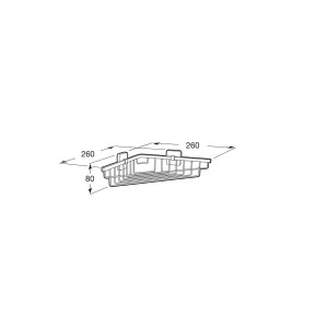Porte Savon Grille D'Angle 250X250Mm Victoria Chrome - ROCA A816686001 