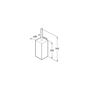 Porte Balayette Rubik - ROCA A816851001 