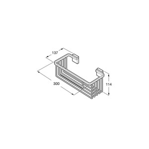 Rubik Porte-Savon Grille 300 Bri Chr - ROCA A816853001 