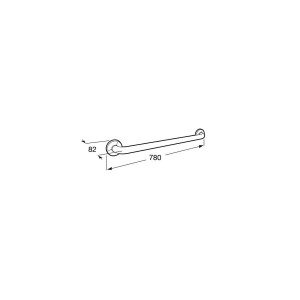 Access Confort Poignee De Bain Acier Inox 700 - ROCA A816929001 