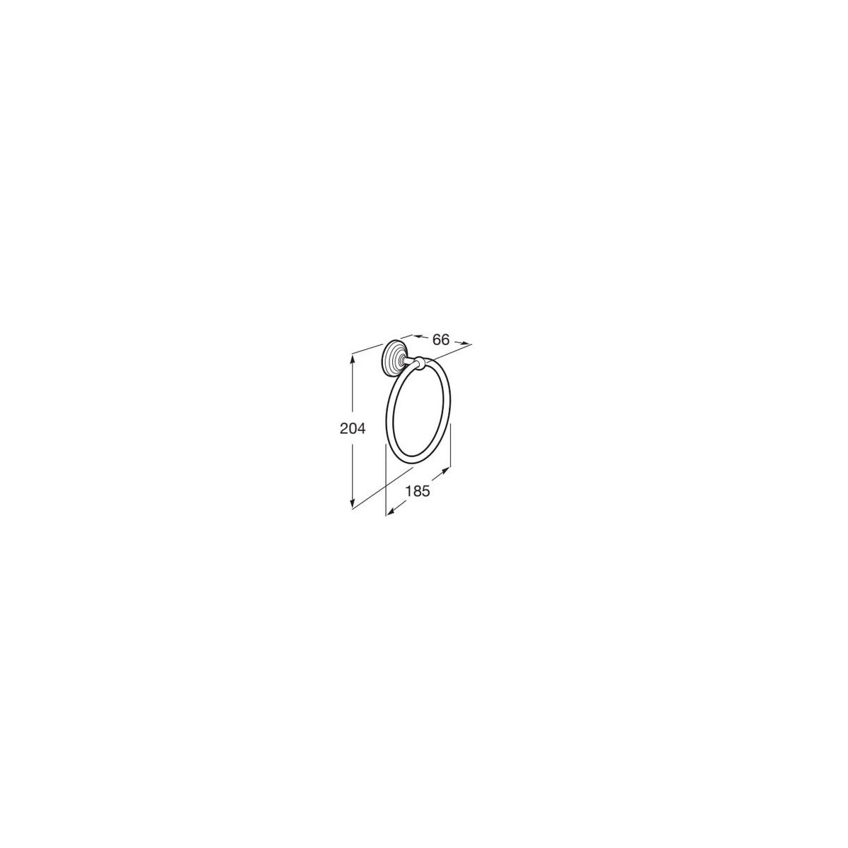 Porte-Serviettes Anneau ROCA Carmen- A817002001 
