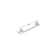 ROCA Carmen Porte-Serviette Barre 600 Mm - A817003001 