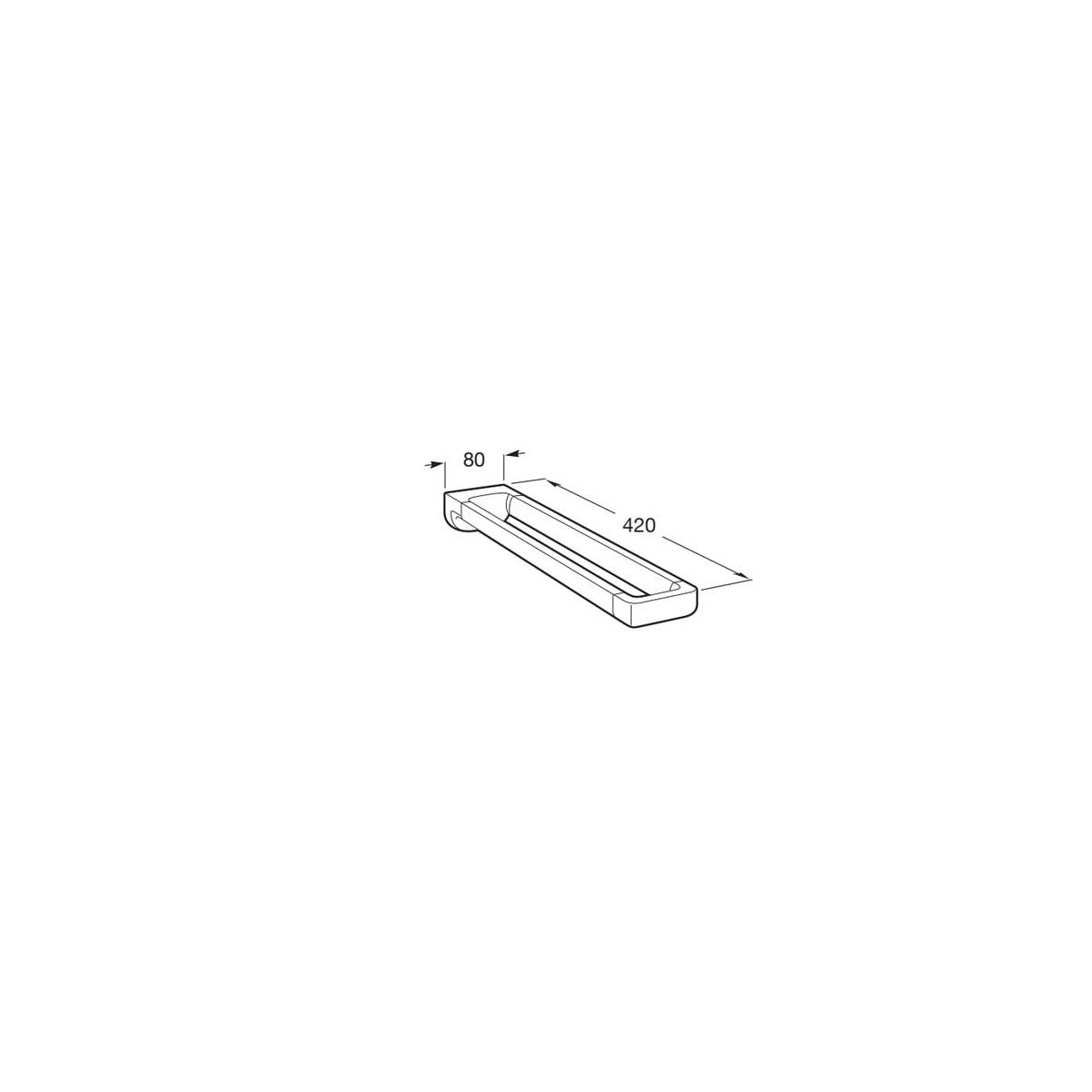 ROCA Tempo Porte-Serviettes Double - A817031001 