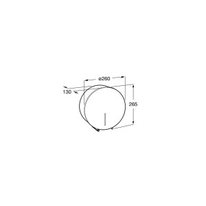 Public Distributeur De Papier Toilette Ø260Mm - ROCA A817406002 