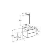 The gap pack 2t 600mm (unik+miroir) frêne nordic - ROCA A851509434 