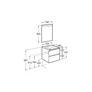 The Gap Pack Compact 2T (Unik+Miroir) 500Mm Gris Moyen Mat/Poignées Noires - ROCA A851525547 