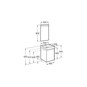 Ona pack 1 porte 400mm blanc mat - ROCA A851695509 