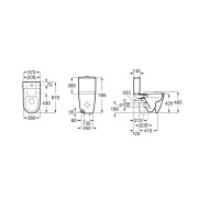 Ona Réservoir Alimentation Par Dessous Blanc Mat-Roca A341681620 