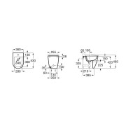 Ona Bidet Au Sol 530 Btw Blanc Brillant-Roca A357687000 