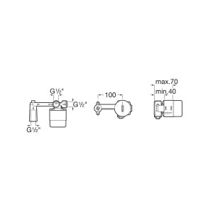 Corps D'Encastrement pour Mitigeur Lavabo - A525220603 ROCA 