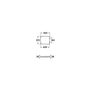 Inspira Sq Abatant Silencio Beige - ROCA A80153265B 