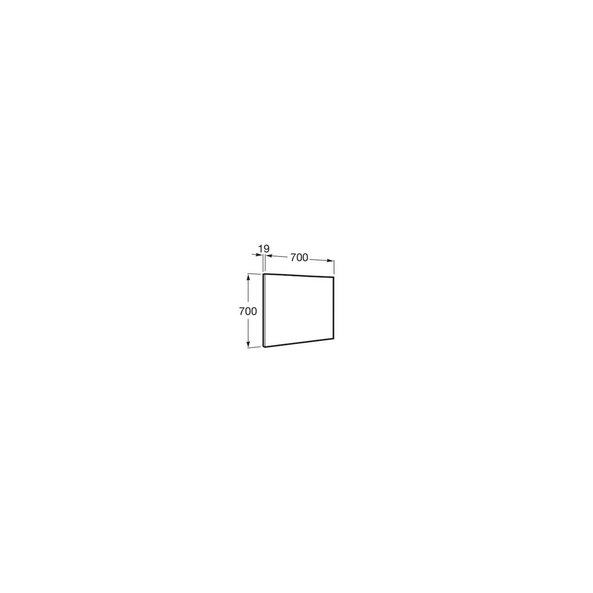 Victoria Miroir 700Mm - ROCA A812332406 