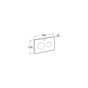 Ps3 double pour bâti-support duplo s vert menthe - ROCA A8902233P2 