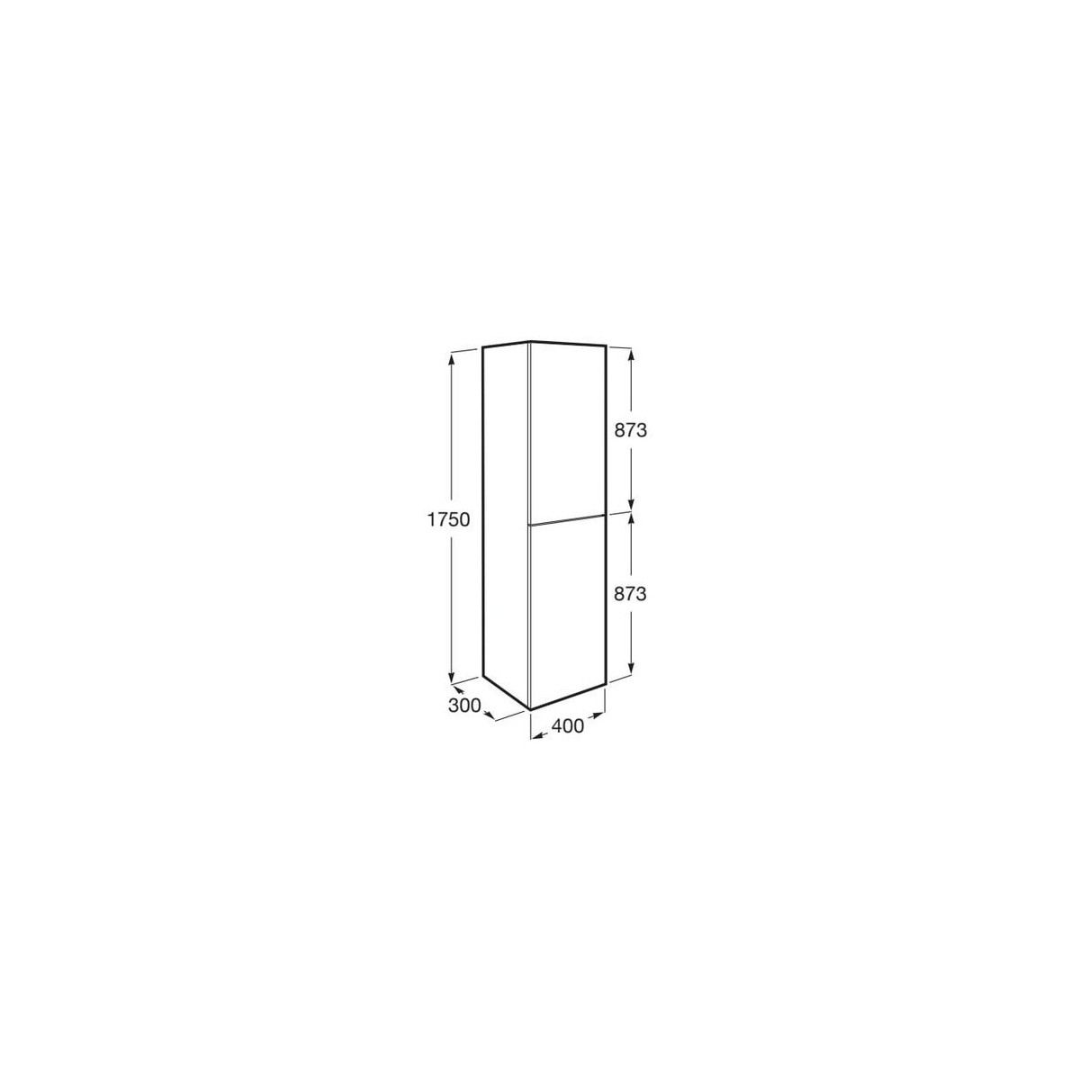 Delta Colonne 400Mm Orme Foncé-Roca A857635511 