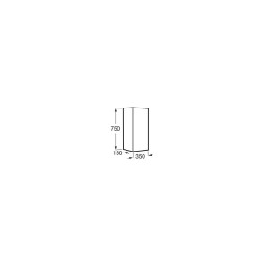 Extra Demi Colonne 1 Porte 75X35X25 Frêne Clair - ROCA A857703541 