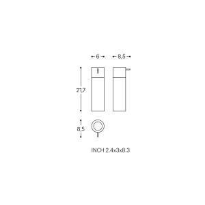 Hali distributeur de savon à poser chromé chromé 62x85x218 mm - LAUFEN H3831720040011 