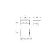 Niara porte-papier toilette avec couvercle chromé 159x112x88 mm - LAUFEN H3840620040031 