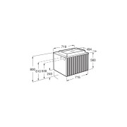 Horizon unik meuble 1t 700 + plan blanc + vasque view 600x420 mm blanc mat - ROCA A851948554 